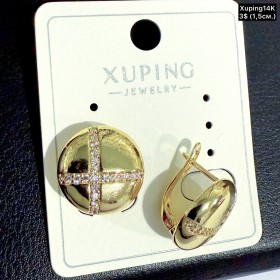 Сережки Xuping14К 10856 (1,5см)